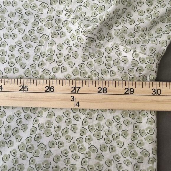 Jos. A Bank Men’s Sz 4XB Slim Fit Long Sleeve Buttoned Down Green Floral Poppy - Picture 5 of 8